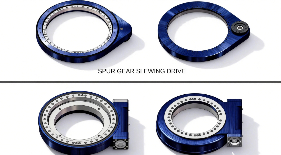 Worm Gear vs. Spur Gear Slewing Drives: Similarities and Key Differences