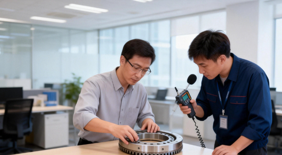 How to Solve the Noise Problem in the Operation of a Slewing Bearing?