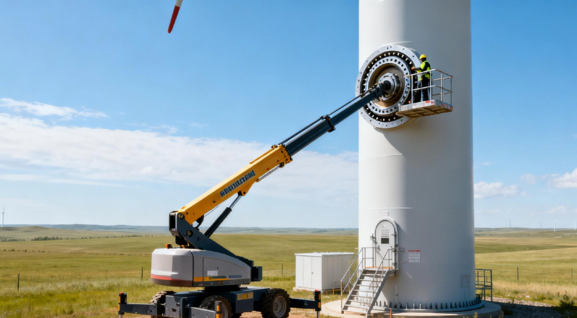 Slewing Bearing for Aerial Work Platform – Compact and Safe Rotation