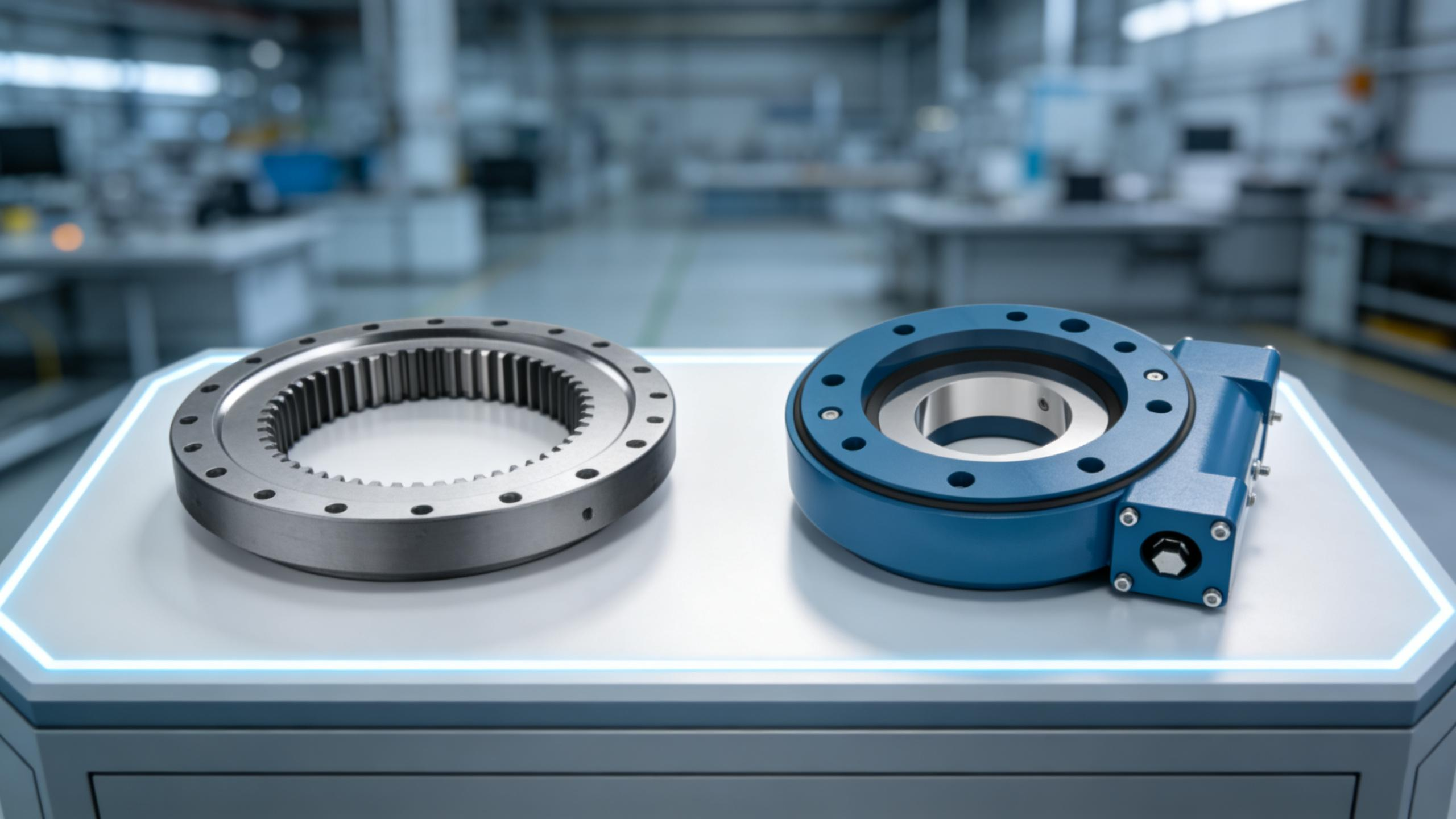 How to Choose : Slew Drive or Slewing Bearing?