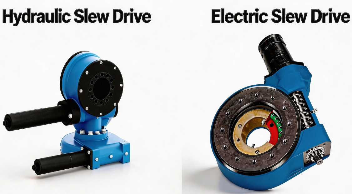 Hydraulic or Electric? Selecting the Optimal Slew Drive for Your Machinery