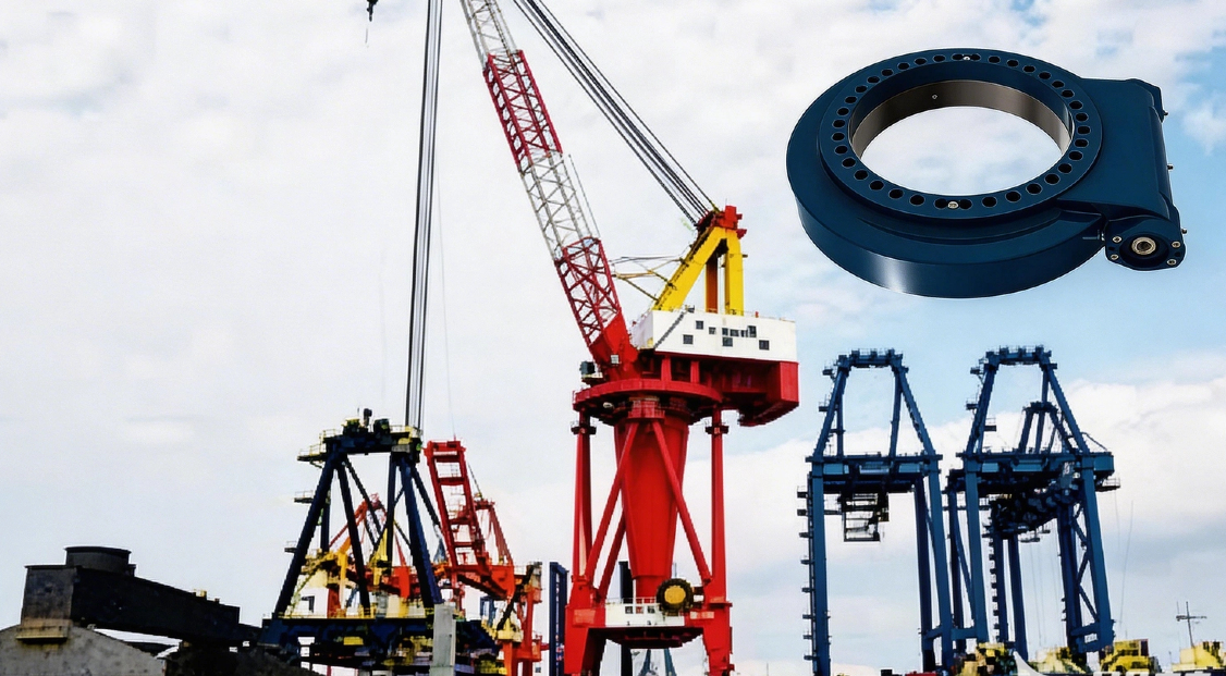 Powering Port Operations: The Role of Slew Drives in Material Handling Cranes