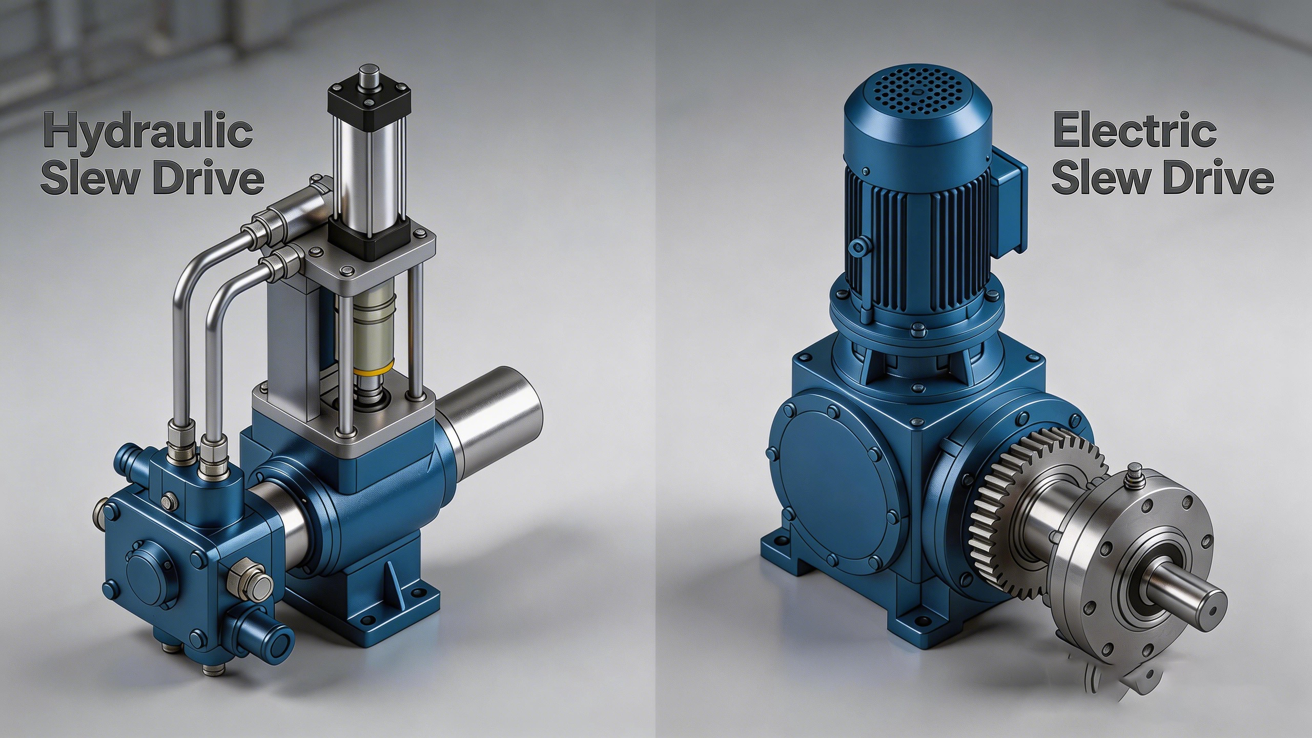 Hydraulic or Electric? Selecting the Optimal Slew Drive for Your Machinery