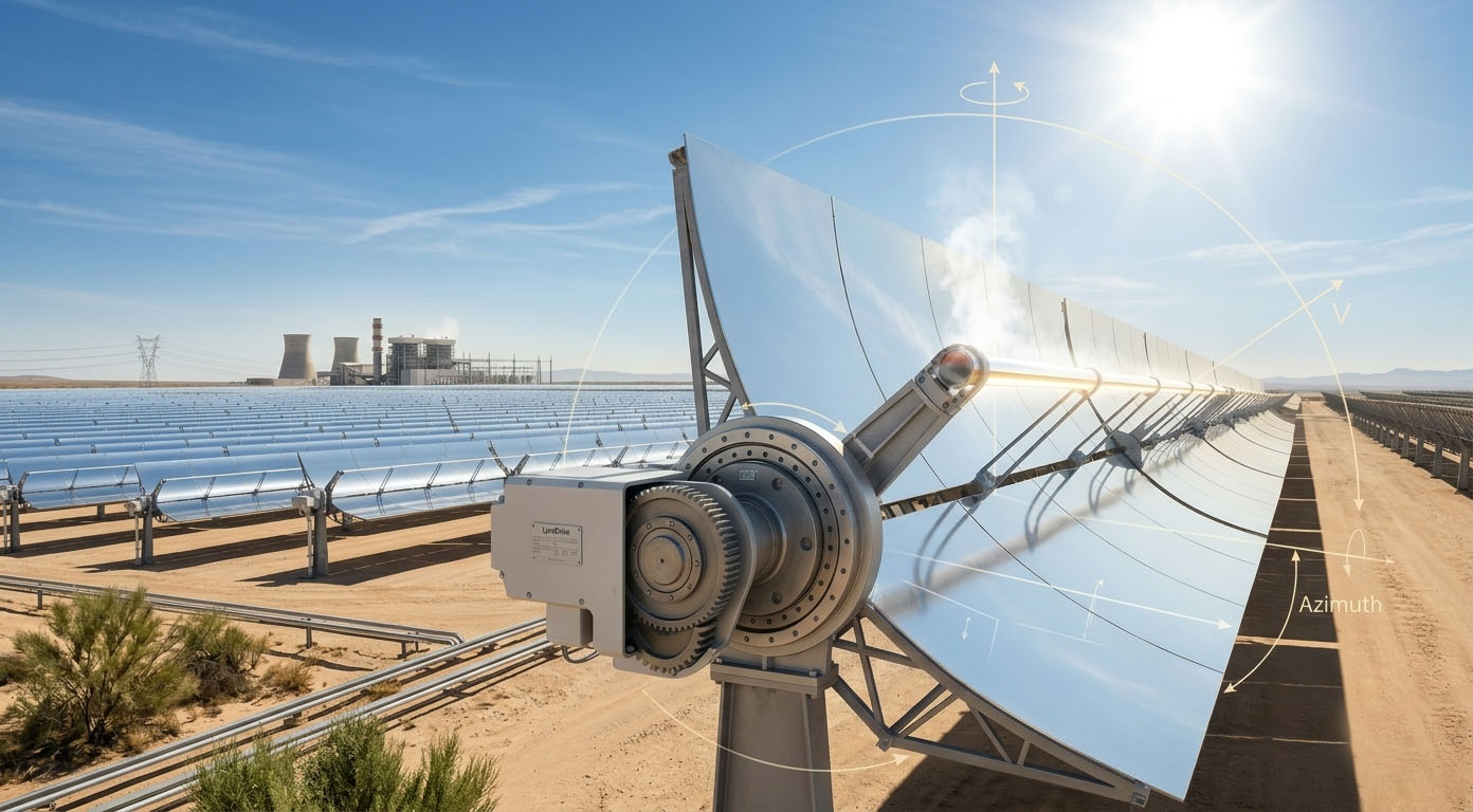 Slew Drive For Photoelectric Heating