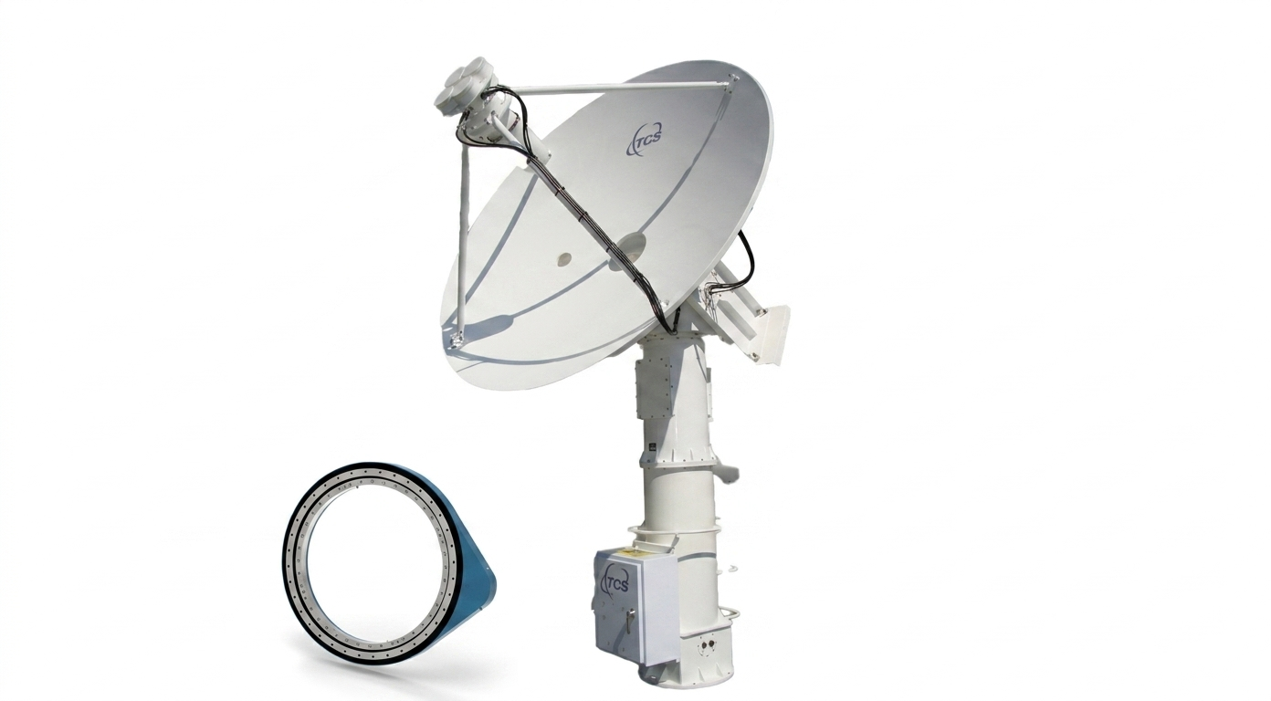 Spur Gear Slew Drive for Antenna Systems