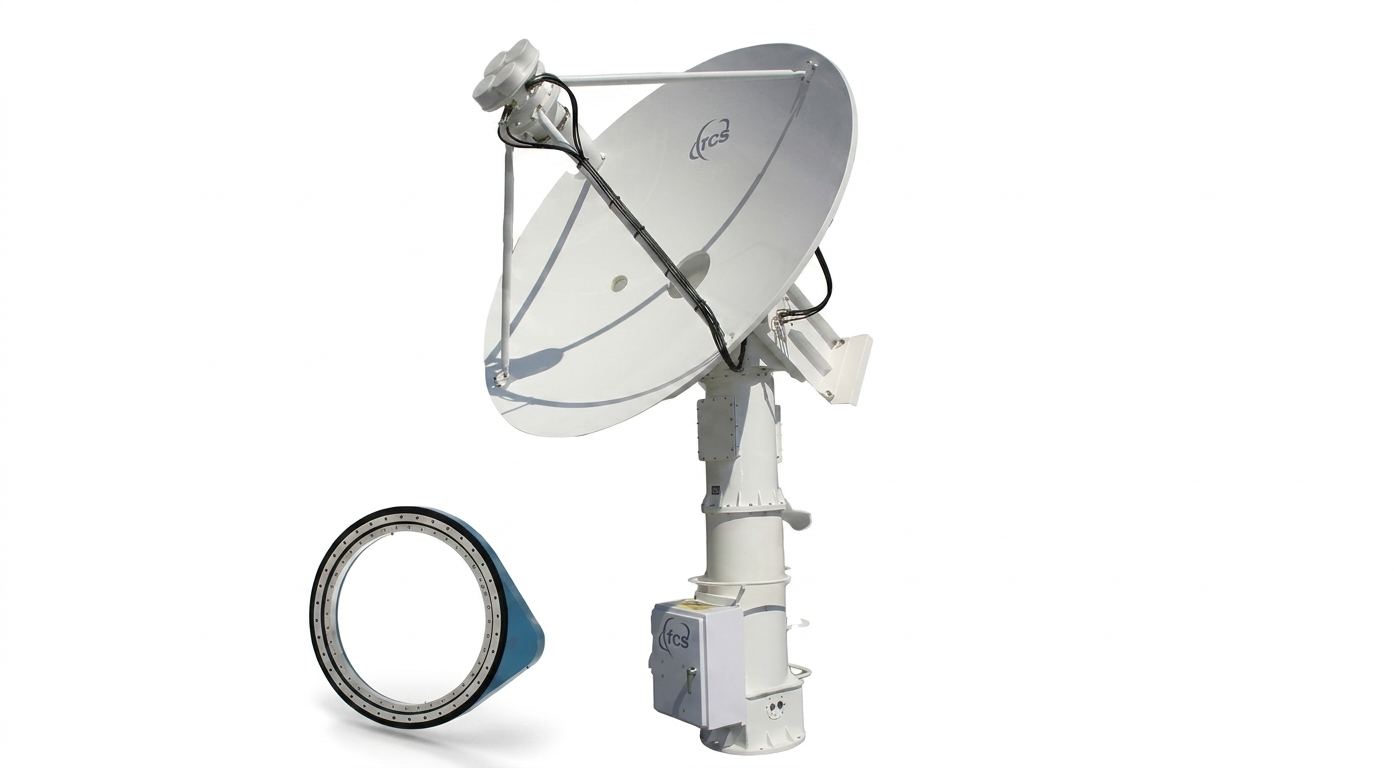 Spur Gear Slew Drive for Antenna Systems
