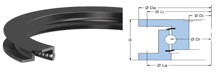 double flanged internal gear slew bearing1