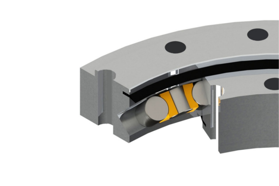 Crossed Cylindrical Roller Slewing Bearing Precision Rigidity for Demanding Rotation