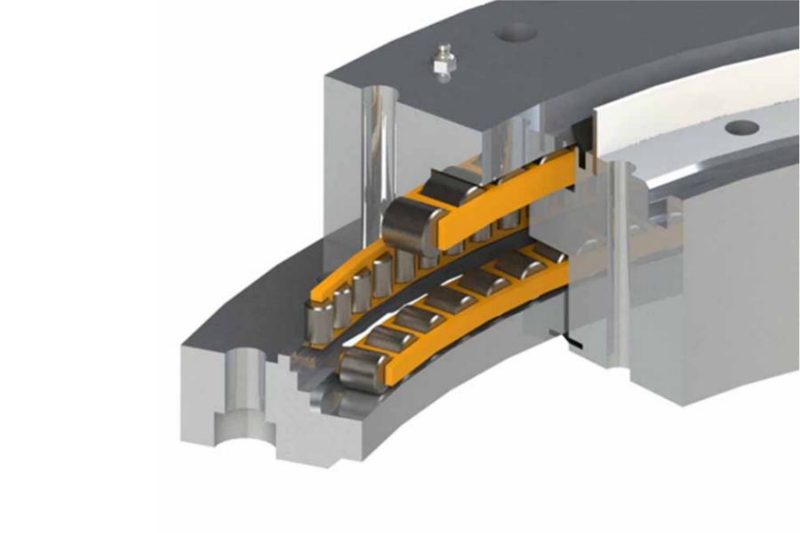 Three Row Roller Slewing Bearings Heavy Load Rotation Solution